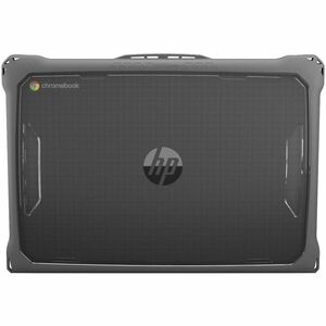 Carcaza deslizante Extreme Shell-F2 para HP Fortis X360 Chromebook G5 de 11" y HP X360 (no Fortis) G4/G3 (gris/transparente)