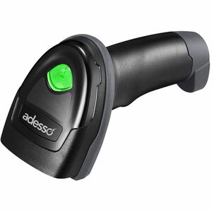 Adesso Wireless/Bluetooth/Wired 2D Barcode Scanner with Charging Cradle - Cable/Wireless Connectivity - 2D, 1D - CMOS - Bl