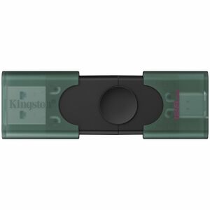 Kingston DataTraveler Duo 128GB USB 3.2 (Type A + Type C) Gen 1 On-The-Go Flash Drive - 128 GB - USB 3.2 (Gen 1) Type A, U