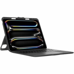 Targus VersaVu THZ989UK Tastatur/Cover (Folie) für 33 cm (13 Zoll) Apple iPad Pro 13 (2024) Tablet - Schwarz - Thermoplast