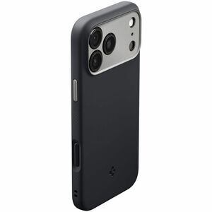 Spigen Nano Pop Case for Apple iPhone 17 Pro Smartphone - Textured Grip, Dotted Pattern - Black Sesame - Lint Resistant, D