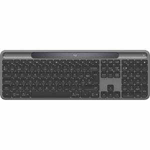 Logitech Signature Slim Solar+ K980 Keyboard - Full-size - Wireless Connectivity - USB Type A, USB Type C Interface - Belg