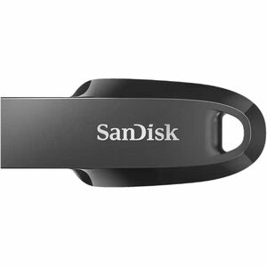 SanDisk Ultra Curve SDCZ550-128G-I35 128 GB USB 3.2 (Gen 1), USB 3.0, USB 2.0 Flash Drive - Black - 100 MB/s Read Speed - 