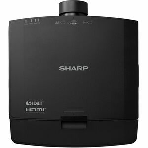 Sharp Professional V801U 3D Standard Throw 3LCD Projector - 16:10 - Ceiling Mountable - Black - 1920 x 1200 - Ceiling, Fro