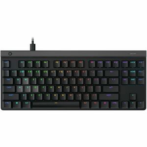 Logitech G G515 RAPID TKL 游戏键盘 - 无数字小键盘 - 电缆 连接 - A 型 USB 接口 - RGB LED - 英文（美国） - QWERTY 布局 - 黑 - 磁力 按键开关 - Windows 10, Wi