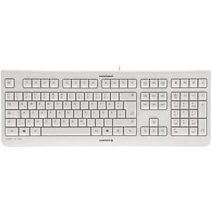 CHERRY KC 1000 Tastatur - Kabel Konnektivität - USB Schnittstelle - Französisch - Pale Gray - LPK Schlüsselschalter - 105 