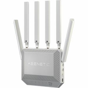 "Hero 5G Modem Router 5G Wi-Fi 6 Mesh AX3000 con 2 slot SIM, 1 porta 2,5G e smart switch 4 porte a 1Gb, porte USB 3.0 e 2.