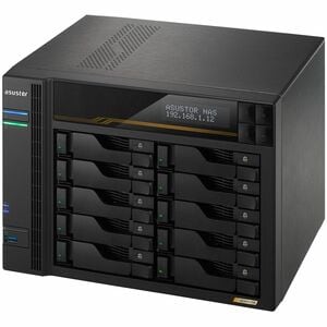 ASUSTOR LOCKERSTOR 10 Gen3 AS6810T SAN/NAS Storage System - AMD Ryzen Embedded V3C14 Quad-core (4 Core) 2.30 GHz - 10 x HD