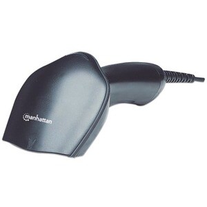Long Range CCD Handheld Barcode Scanner, USB, 500mm Scan Depth, Cable 1.5m, Max Ambient Light 30,000 lux (sunlight), Black