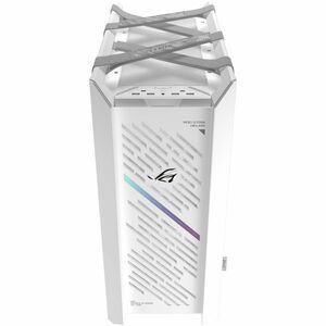 ROG Strix Helios II EATX mid-tower gaming case with dual tempered glass side panels, GPU support for up to 450mm in length