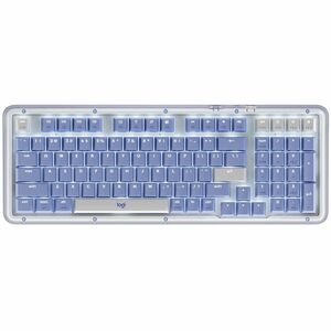 Logitech K98M Plus 键盘 - 袖珍的 - 有线/无线 连接 - A 型 USB 接口 - 英文（美国） - QWERTY 布局 - 机械 按键开关 - Bluetooth/RF - 10 m - 2.40 GHz - 97 K