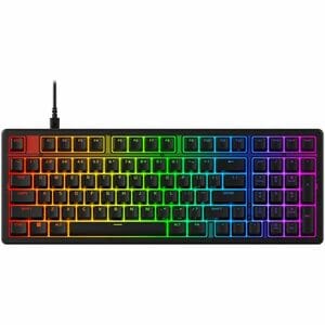 HyperX Origins 2 1800 Gaming Keyboard - Compact - Cable Connectivity - USB Interface - RGB LED - English (US) - Black - Li