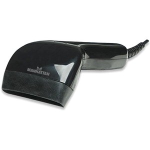 Contact CCD Handheld Barcode Scanner, USB, 80mm Scan Width, Cable 152cm, Max Ambient Light: 3,000 lux (sunlight), Black, T