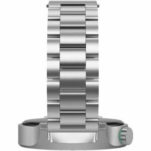 Motorola Mobility moto watch Smart Watch - Round Case Shape - Matte Silver Body Color - PANTONE Herbal Garden Band Color -