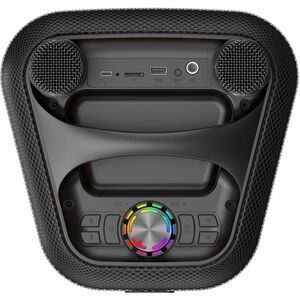 Carneo Vibe Dragon+ Portable Bluetooth Speaker System - Black - 80 Hz to 20 kHz - Battery Rechargeable - USB - 1