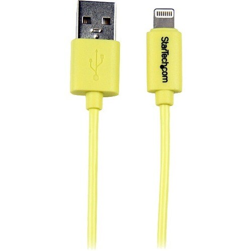 StarTech.com 91cm(3ft.) Yellow Apple 8pin Lightning to USB Cable iPhone iPod iPad-Colored Lightning Charge Sync Cable for 