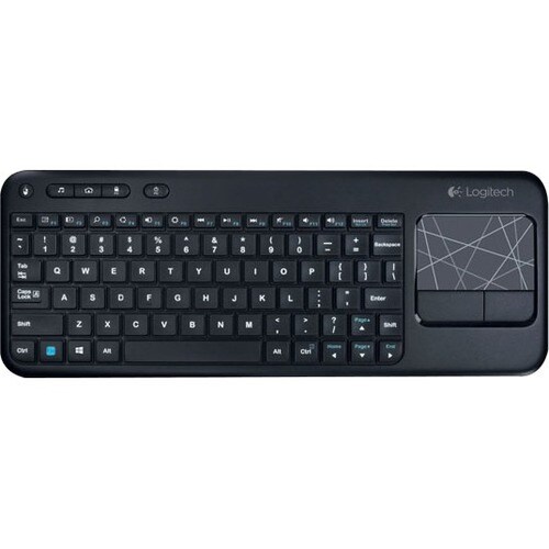 Logitech K400 Teclado - Inalámbrico Conectividad - USB Interfaz - Almohadilla táctil (TouchPad) - Alemán - QWERTZ Diseño -