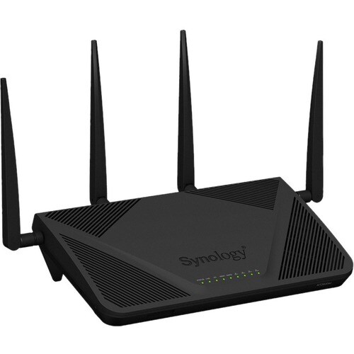 Routeur sans fil Synology RT2600AC - Wi-Fi 5 - IEEE 802.11ac - Ethernet - 2,40 GHz Bande ISM - 5 GHz Bande UNII(4 xExterne