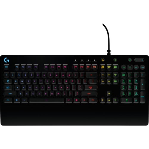 Logitech Prodigy G213 Tastatur - Kabel Konnektivität - USB 2.0 Schnittstelle - Schweiz - QWERTY Layout - Schwarz - Wiederg