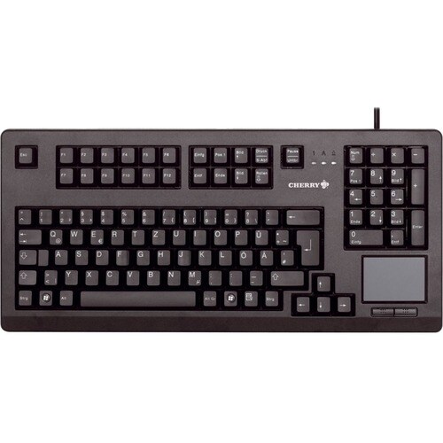 CHERRY Tastatur - Kabel Konnektivität - USB Schnittstelle - TouchPad - Englisch (US) - Schwarz - Mechanisch Schlüsselschal
