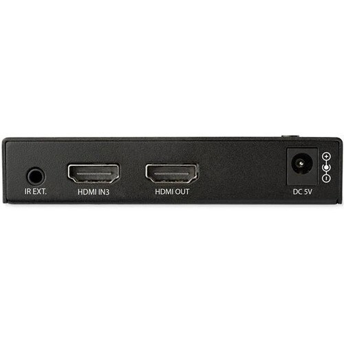StarTech.com VS421HDDP Audio/Video Switchbox - Cable - 4096 x 2160 - 4K - 4 Input Device - 1 Display - Display, Media Play