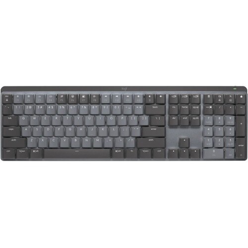 Logitech Master Keyboard - Wireless Connectivity - USB Interface - English (UK) - QWERTY Layout - Graphite - Mechanical/MX