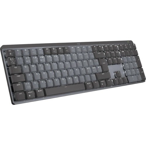 Logitech MX Mechanical Keyboard - Wireless Connectivity - English (US) - QWERTY Layout - Graphite Grey - Mechanical/MX Key
