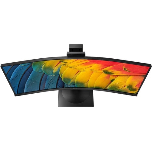 Philips 34B1U5600CH 34" (86.4 cm) Class Webcam UW-QHD Curved Screen LCD Monitor - 21:9 - Textured Black - 34" (86.4 cm) Vi