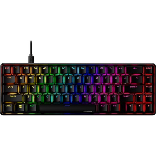 TECLADO HYPERX 65 ALLOY ORIGINS RED BLACK