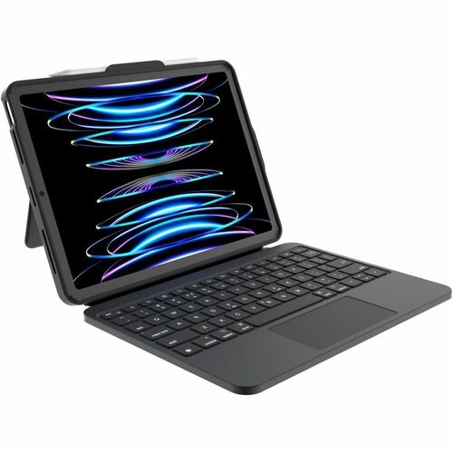 DEQSTER Prime Tastatur/Cover für 27,9 cm (11 Zoll) Apple iPad Air 11 (2024), iPad Air 11 (2025) Tablet - Deutsch Tastatur 