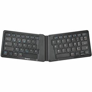 Clavier Targus AKF003FR - Sans fil Connectivité - Français - AZERTY Disposition - Noir - Bluetooth - 5,1 - 2,40 GHz - iOS,