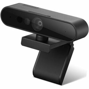 Lenovo Video Conferencing Camera - Black - USB Type C - 1 / Each - 1920 x 1080 Video - 95° Angle - Tripod Mount, Clip - Mi