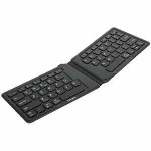 Targus Ergonomic Foldable Bluetooth EcoSmart Keyboard - Wireless Connectivity - Bluetooth - Compact - 5.1 - Windows, iPadO