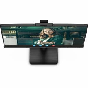 AOC Q27P3QW 27" Class Webcam WQHD LED Monitor - 16:9 - Textured Black - 68.6 cm (27") Viewable - In-plane Switching (IPS) 