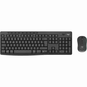 Logitech MK370 Robust Tastatur & Maus - Deutsch - Tastatur, Kabellos, Bluetooth USB Typ-A, Plunger, Graphit - Maus, Optisc