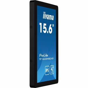 iiyama ProLite TF1633MSC-B1 16 Zoll Klasse LED-Touchscreen-Monitor - 16:9 Format - 5 ms Reaktionszeit - 39,6 cm (15,6 Zoll