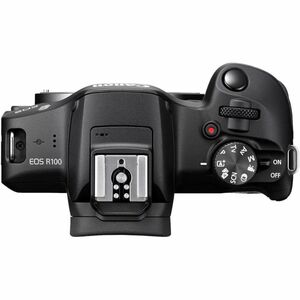 Canon EOS R100 24.1 Megapixel Digital SLR Camera with Lens - 18 mm - 45 mm - Black - APS-C CMOS Sensor - Autofocus - 7.6 c