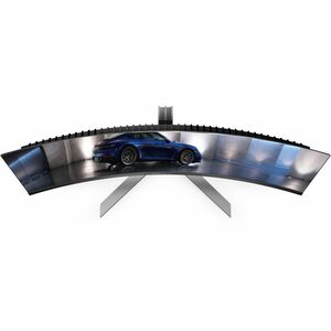 AOC AGON PRO PD49 49" Aula Dual Quad HD (DQHD) Ecrã curvo Monitor OLED para jogos - 32:9 - Prata, preto texturizado - 124,