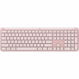 Logitech Signature Slim K950 键盘 - 实际大小 - 无线 连接 - A 型 USB 接口 - 英文 - 蓝牙 - 5.1 - 10 m - 开始, 静音, 屏幕截图, 首页, 音量控制 热键 - Windows 1