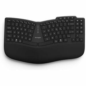 Kensington Pro Fit Ergo KB675 EQ TKL Rechargeable Ergonomic Keyboard - Wireless Connectivity - Bluetooth - Tenkeyless - 5.
