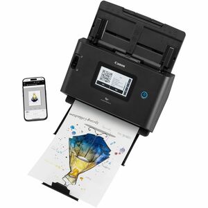 Scanner à alimentation feuille à feuille Canon imageFORMULA DR-S350NW - Grand format - Résolution Optique 1200 dpi - Coule