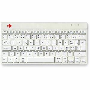 R-Go Compact Break Keyboard - Compact - Wireless Connectivity - USB Type C Interface - Swiss - QWERTZ Layout - White - Sci