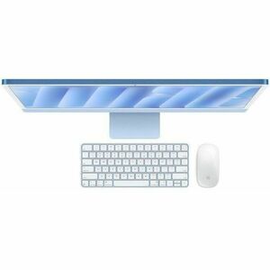 Apple iMac MWUF3CH/A 一体机 - Apple - 16 GB - 256 GB SSD - 61 cm (24") 4.5K - 台式机 - 蓝 - Apple M4 芯片 - 4480 x 2520 - Apple 八核（