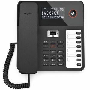 Gigaset DESK 800A Standard-Telefon - Wandmontierbar, Desktop - Anrufbeantworter - Freisprecheinrichtung - Hörhilfen-kompat