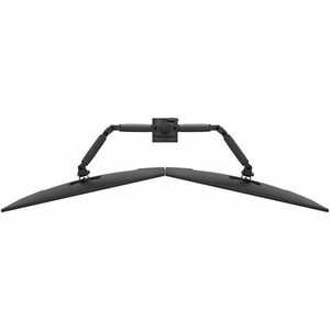 Bras support d'écran Neomounts NERO pour Moniteur - Noir - Réglable en hauteur - 2 Écran(s) supportés - 25,4 cm à 81,3 cm 