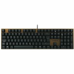 CHERRY KC 200 MX Keyboard - Cable Connectivity - USB 2.0 Type A Interface - English (US) - Black, Bronze - Mechanical/MX K