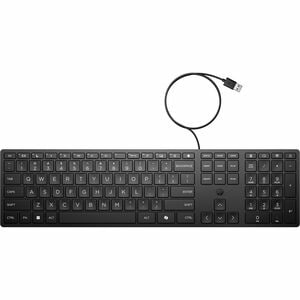HP 320K Keyboard - Cable Connectivity - USB Interface - English - Windows 11, Windows 10 (32-bit), Windows 10 x64 - Notebo