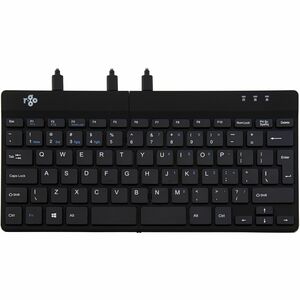R-Go Split Break Tastatur - Kabel Konnektivität - USB-Typ C Schnittstelle - Englisch (US) - QWERTY Layout - Schwarz - Sche