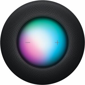 Apple HomePod Bluetooth Smart Speaker - Siri, Apple HomeKit Supported - Midnight - Dolby Atmos - Wireless LAN - 1