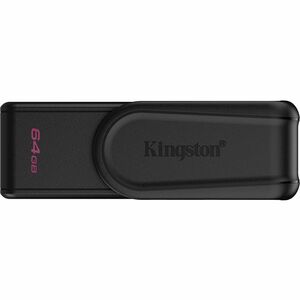 Lecteur flash Kingston DataTraveler Exodia S - 64 Go - USB 3.2 (Gen 1) - Noir - 1